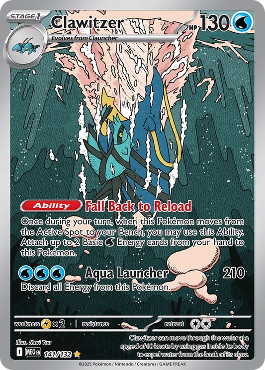 Clawitzer - 141/132: Mega Evolution (MEG)
