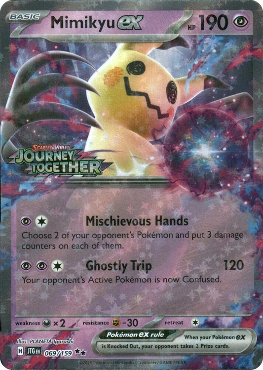 Mimikyu EX (Stamped) - 069/159: Journey Together (JTG)