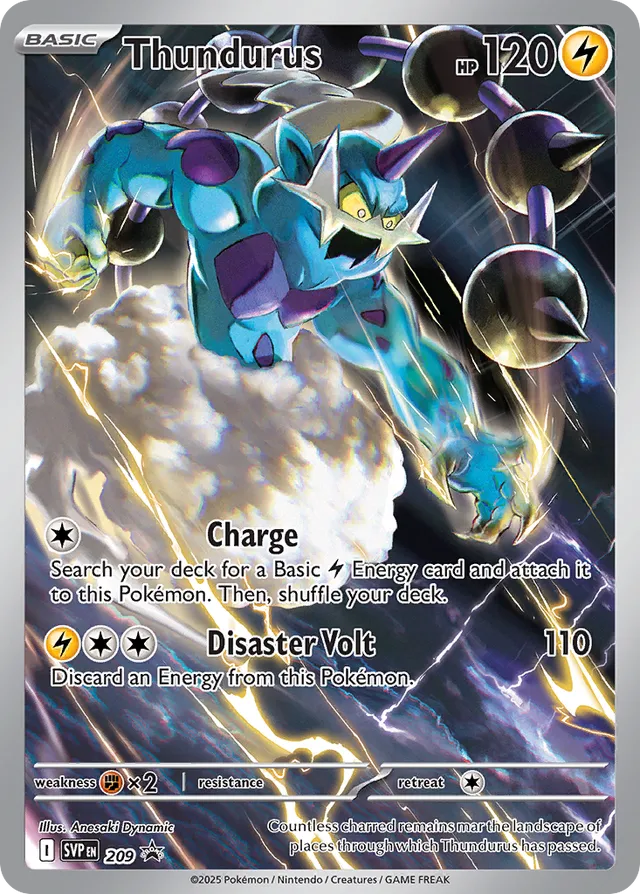 Thundurus- 209: Black Star Promo