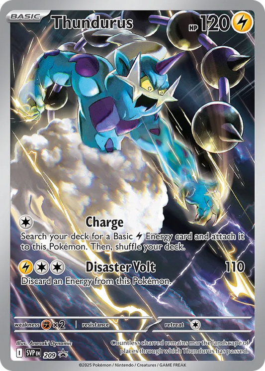 Thundurus- 209: Black Star Promo