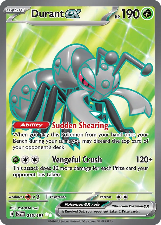 Durant EX - 215/191: Surging Sparks (SSP)