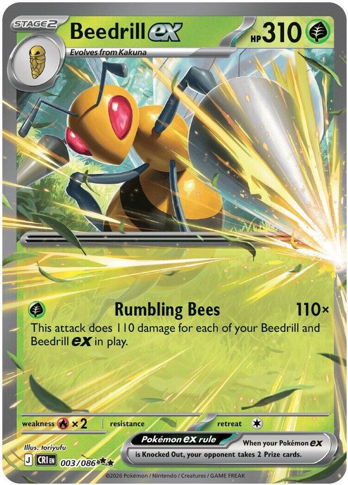 Beedrill - 003/086: Chaos Rising (CRI)