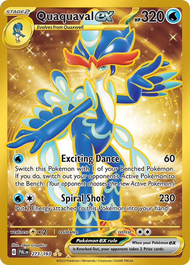 Quaquaval ex - 273/193: Paldea Evolved (PAL)
