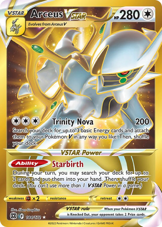 Arceus VSTAR - 184/172: Brilliant Stars (BRS) (LP)
