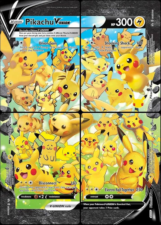 Pikachu V-UNION - Set Completo
