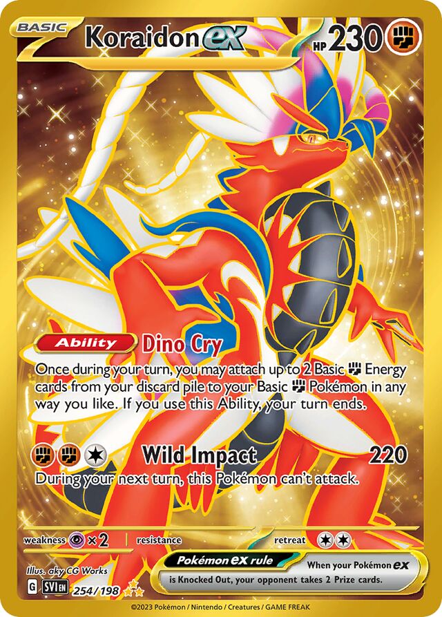 Koraidon ex - 254/198: Scarlet & Violet (SVI)