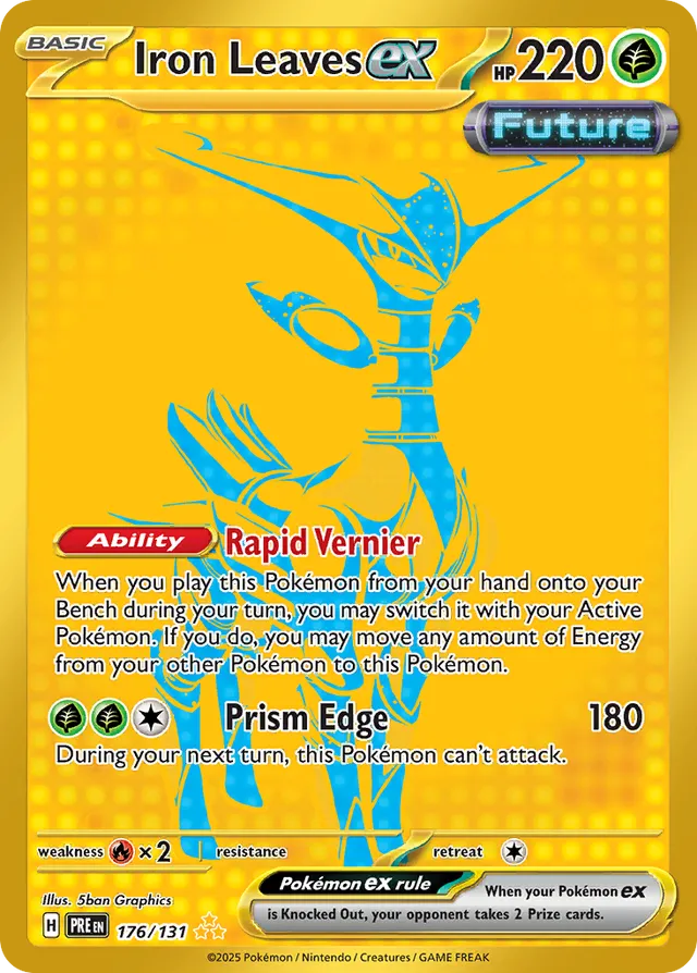 Iron Leaves ex - 176/131: Prismatic Evolutions (PRE)