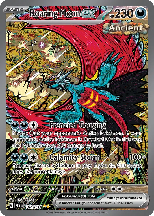 Roaring Moon ex - 162/131: Prismatic Evolutions (PRE)