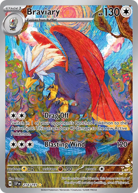 Braviary - 214/191: Surging Sparks (SSP)