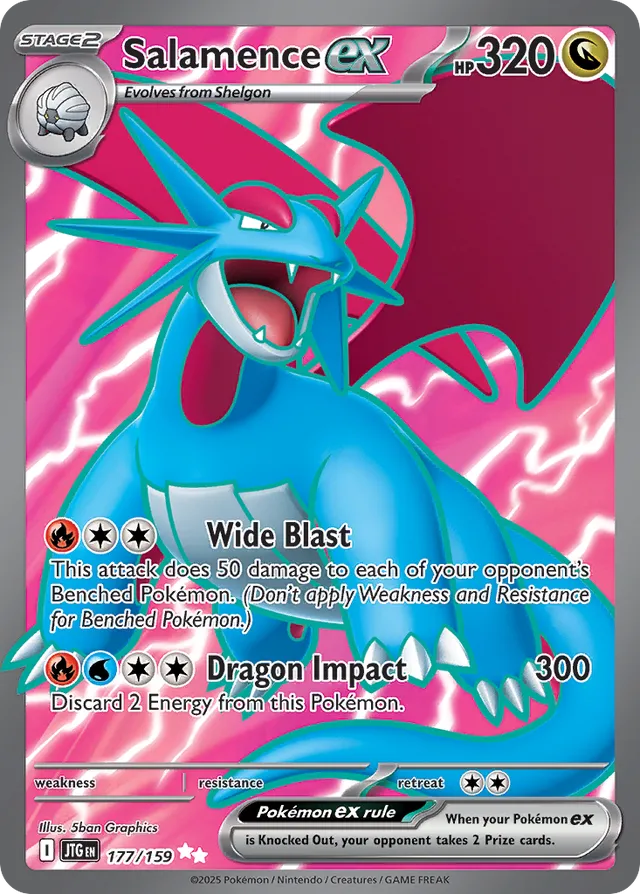 Salamence EX - 177/159: S&V (JTG)