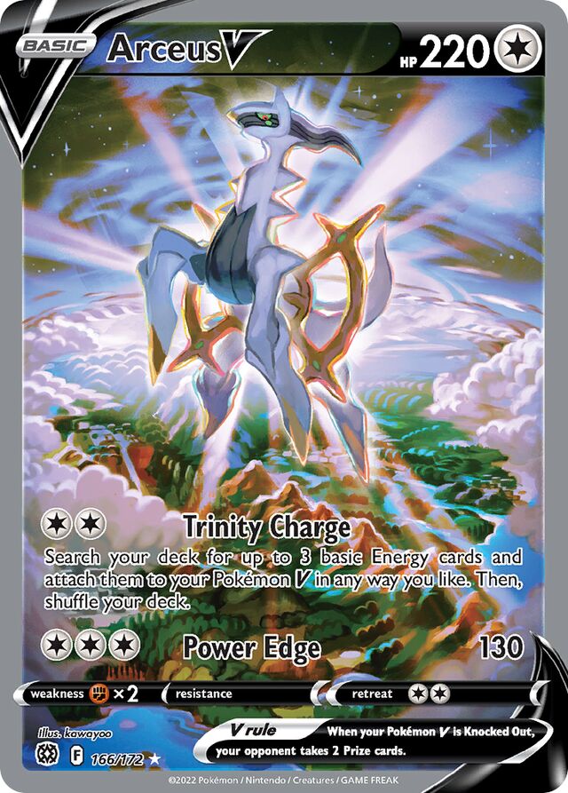Arceus V - 166/172: Brilliant Stars (BRS)