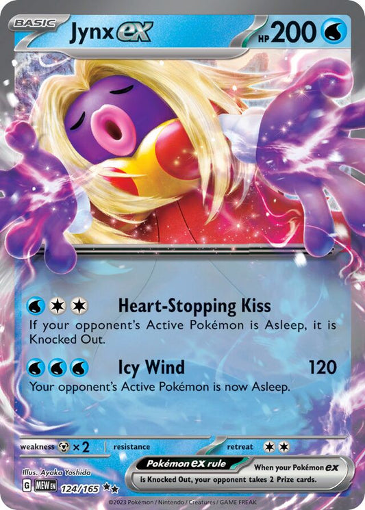 Jynx EX - 124/165: S&V (MEW)