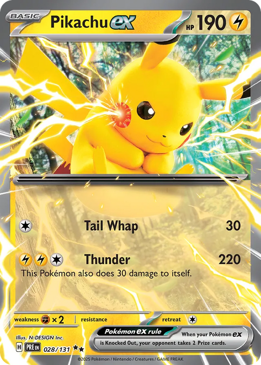 Pikachu EX - 028/131 (PRE)