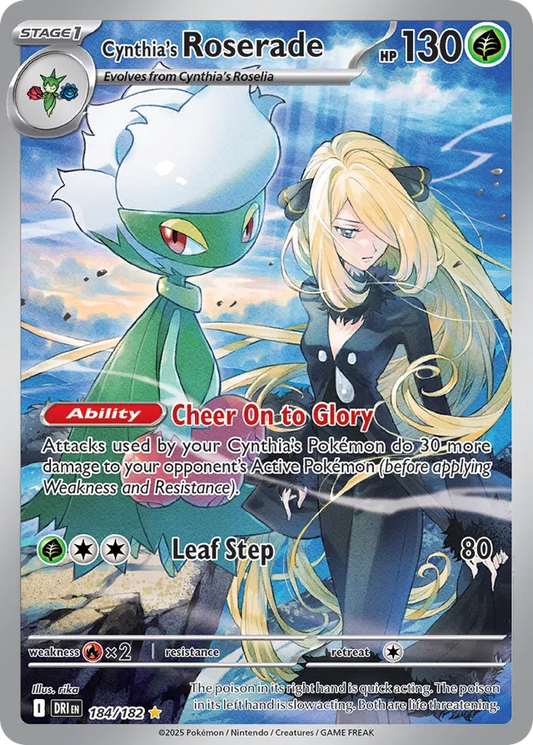 Cynthia's Roserade - 184/182: Destined Rivals (DRI)