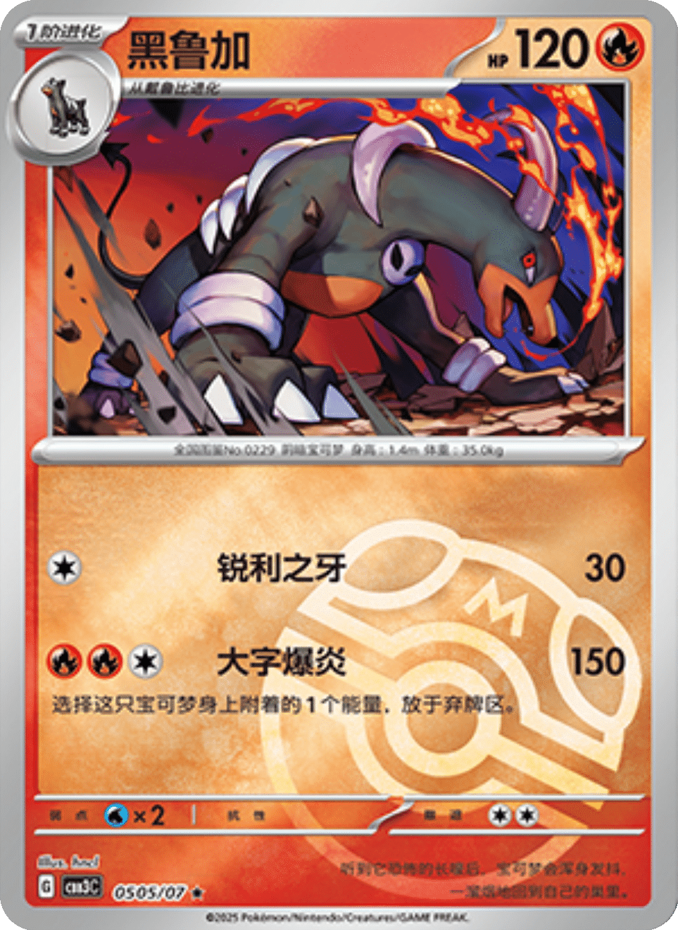 Houndoom - 05 05/07: Gem Pack Volume 3 (CBB3)
