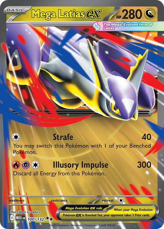 Mega Latias EX- 100/132: Mega Evolution (MEG)