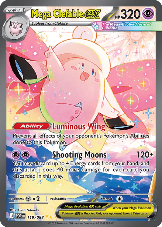 Mega Clefable ex - 119/088: Perfect Order (POR) (Español)