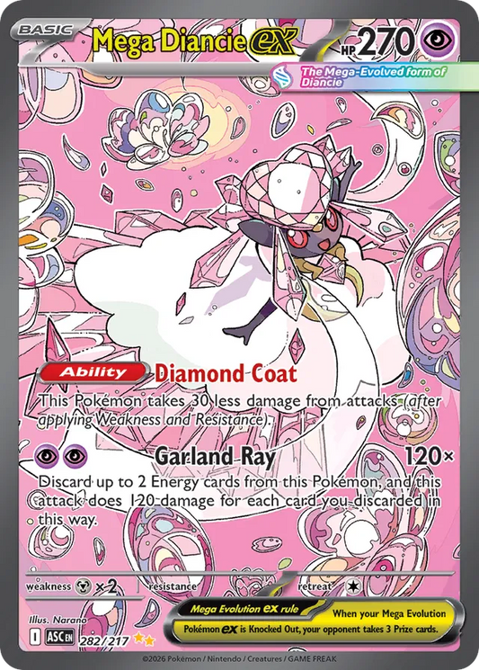 Mega Diancie EX - 282/217: Ascended Heroes (ASC)