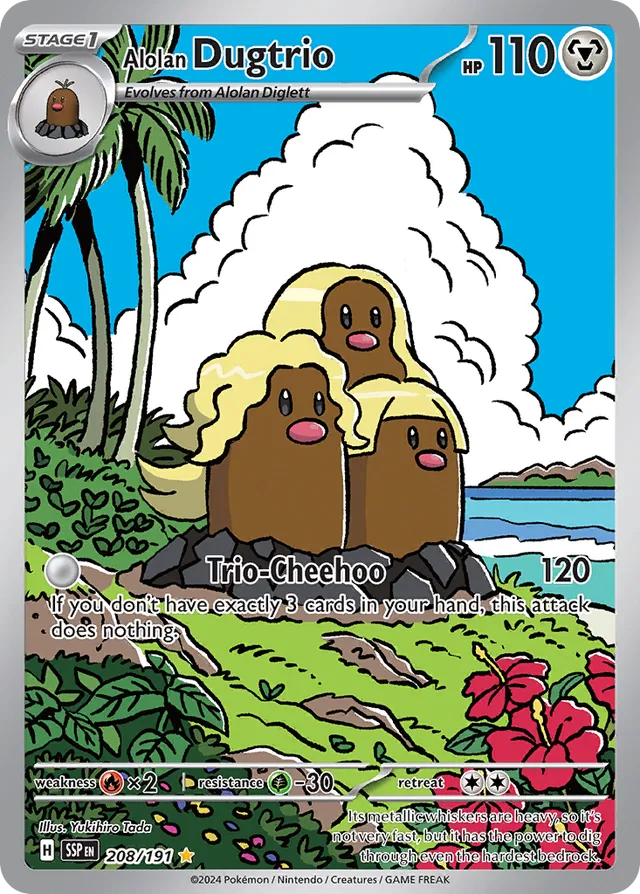 Dugtrio - 208/191: Surging Sparks (SSP)
