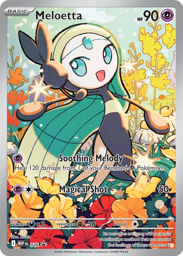 Meloetta - 026: MEGA Black Star Promos