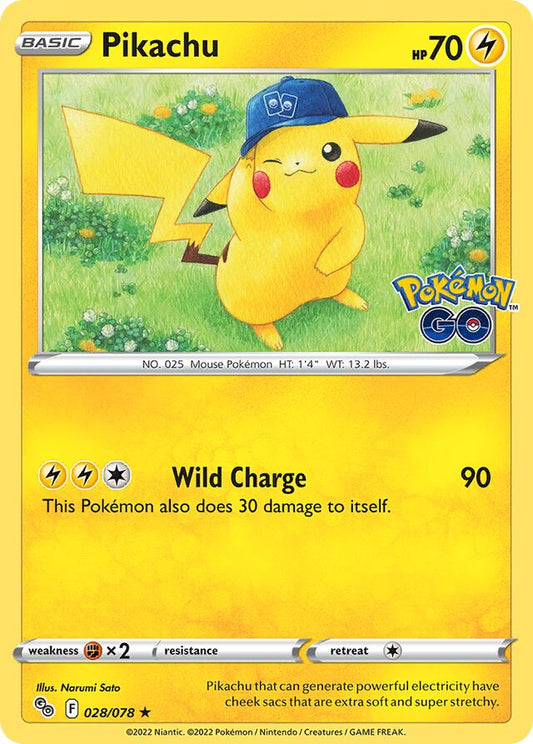 Pikachu - 028/078: Pokemon Go (PGO)