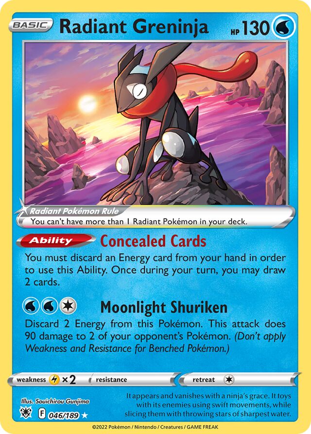 Radiant Greninja - 046/0189: Astral Radiance (ASR)