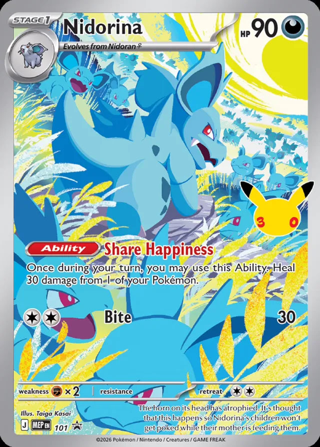 Nidorina - 101: Mega Black Star Promos