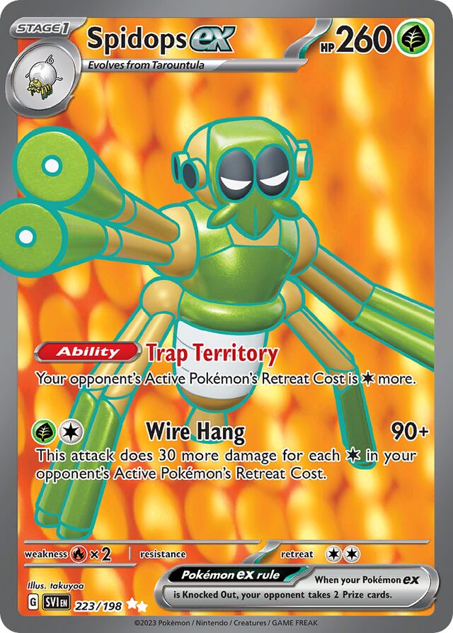 Spidops ex - 223/198: Scarlet & Violet (SVI)