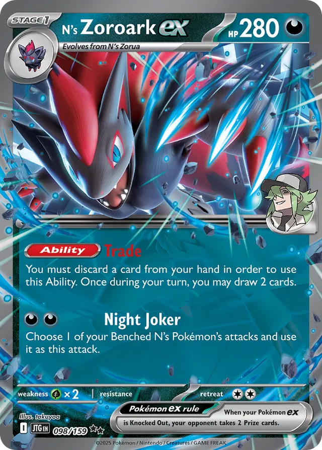 N's Zoroark ex - 098/159: Journey Together (JTG)
