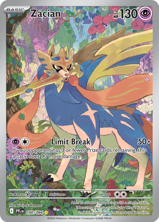 Zacian - 100/094: Phantasmal Flames (PFL) (Español)