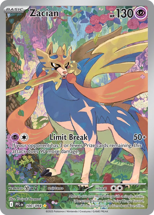 Zacian - 100/094: Phantasmal Flames (PFL) (Español)