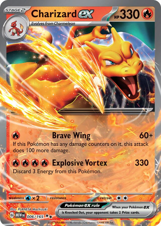 Charizard ex - 006/165: Scarlet & Violet 151 (MEW) (Español)