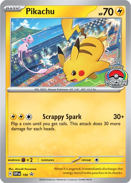 Pikachu - 190: SV Black Star Promos (SVP) (Sellada) (Español)