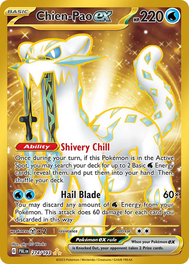 Chien-Pao ex - 274/193: Paldea Evolved (PAL)