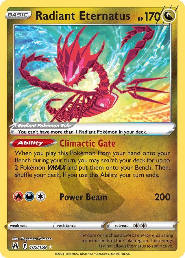 Radiant Eternatus - 105/159: Crown Zenith (CRZ)