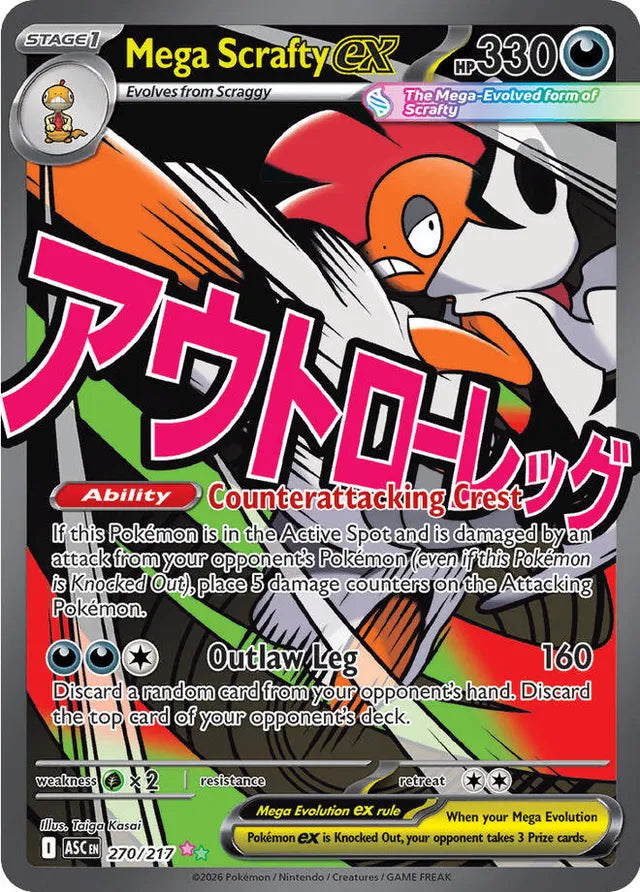 Mega Scrafty - 270/217: Ascended Heroes (ASC)