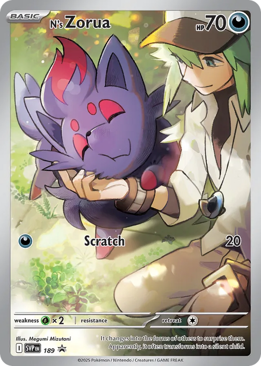N's Zorua- 189: S&V Black Star Promos