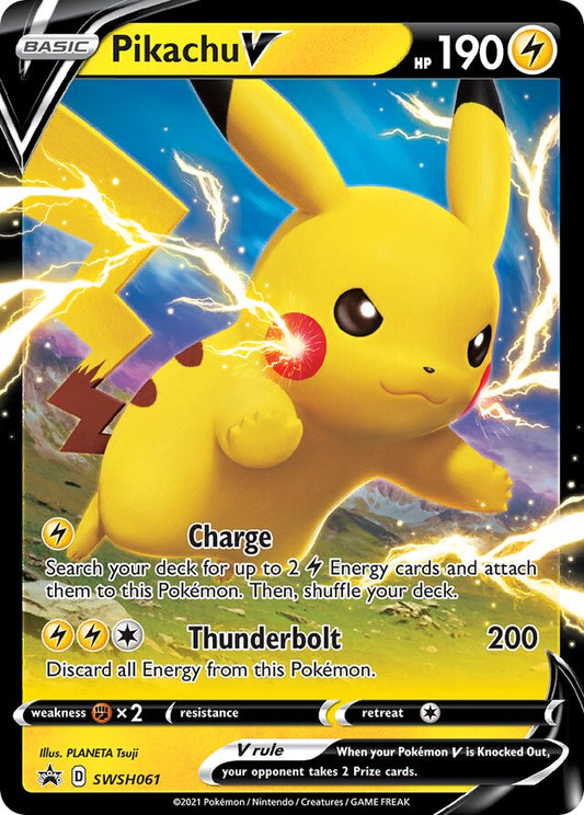 Pikachu V - SWSH061: Black Star Promos