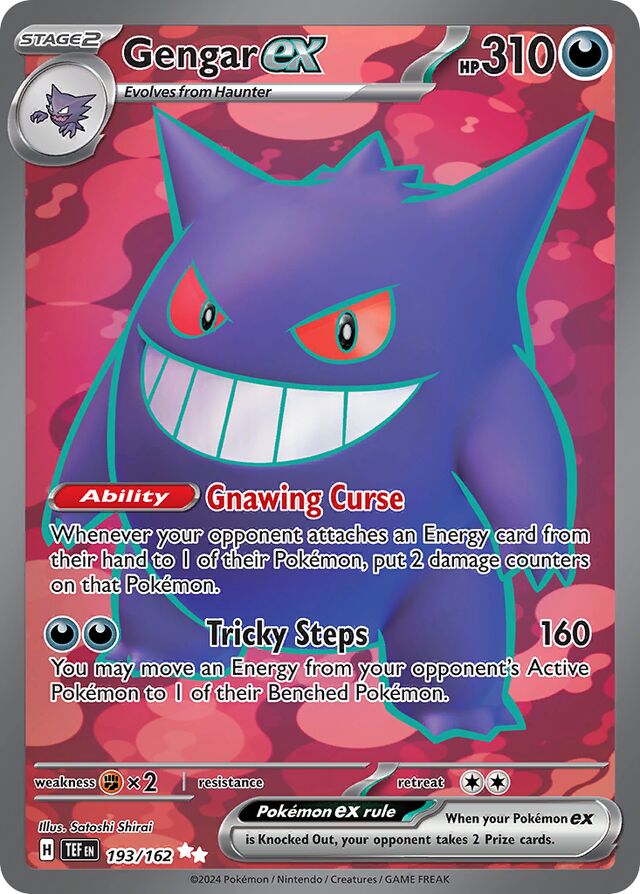 Gengar ex - 193/162: Temporal Forces (TEF)