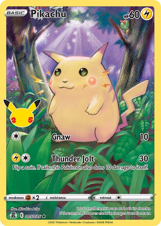 Pikachu - 005/025: Celebrations (CEL)