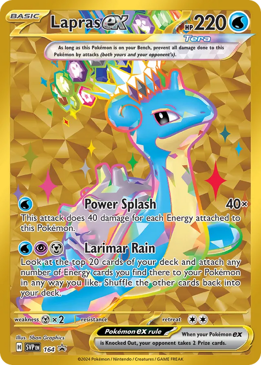 Lapras ex (Sellada) - 164: Black Star Promos