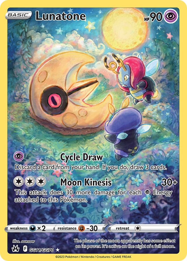 Lunatone - GG11/GG70: Crown Zenith Galarian Gallery (CRZ)