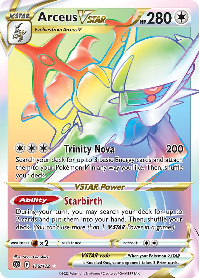 Arceus VSTAR - 176/172: Brilliant Stars (BRS) (Español)