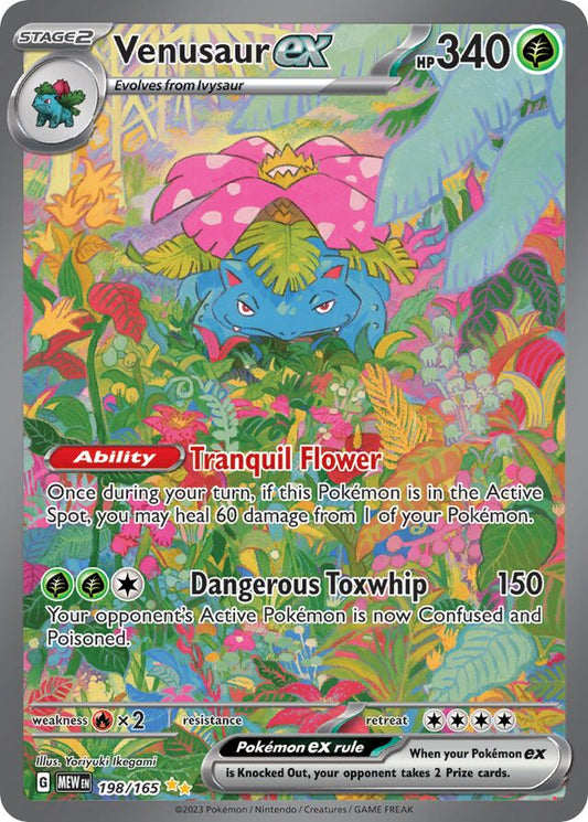 Venusaur ex - 198/165: Scarlet & Violet 151 (MEW)
