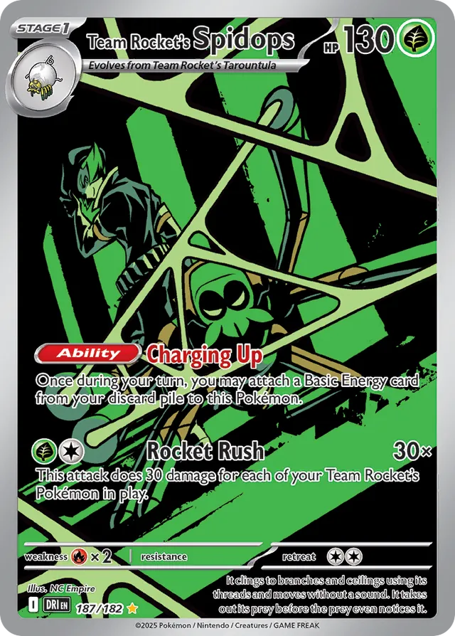 Team Rocket's Spidops - 187/182: Destined Rivals (DRI)