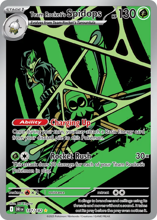 Team Rocket's Spidops - 187/182: Destined Rivals (DRI)
