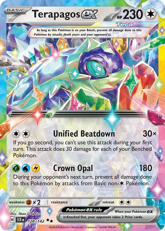 Terapagos EX - 128/142: Stellar Crown (SCR)