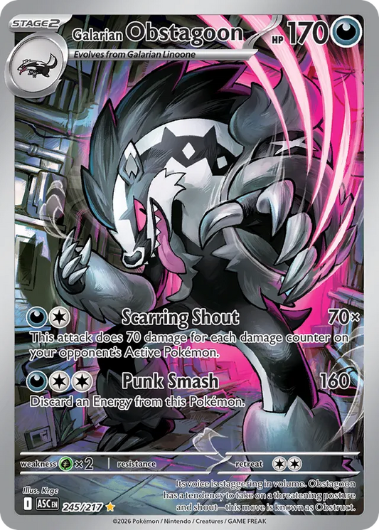 Obstagoon - 245/217: Ascended Heroes (ASC)