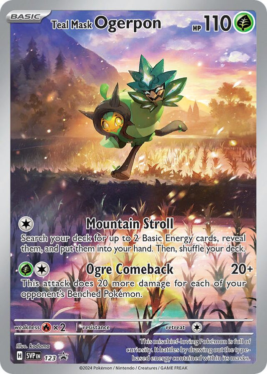 Teal Mask Ogerpon - 123: S&V Black Star Promos