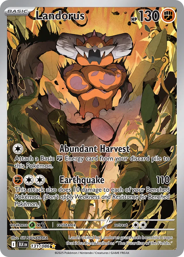 Landorus - 131/086: Black Bolt (BLK)
